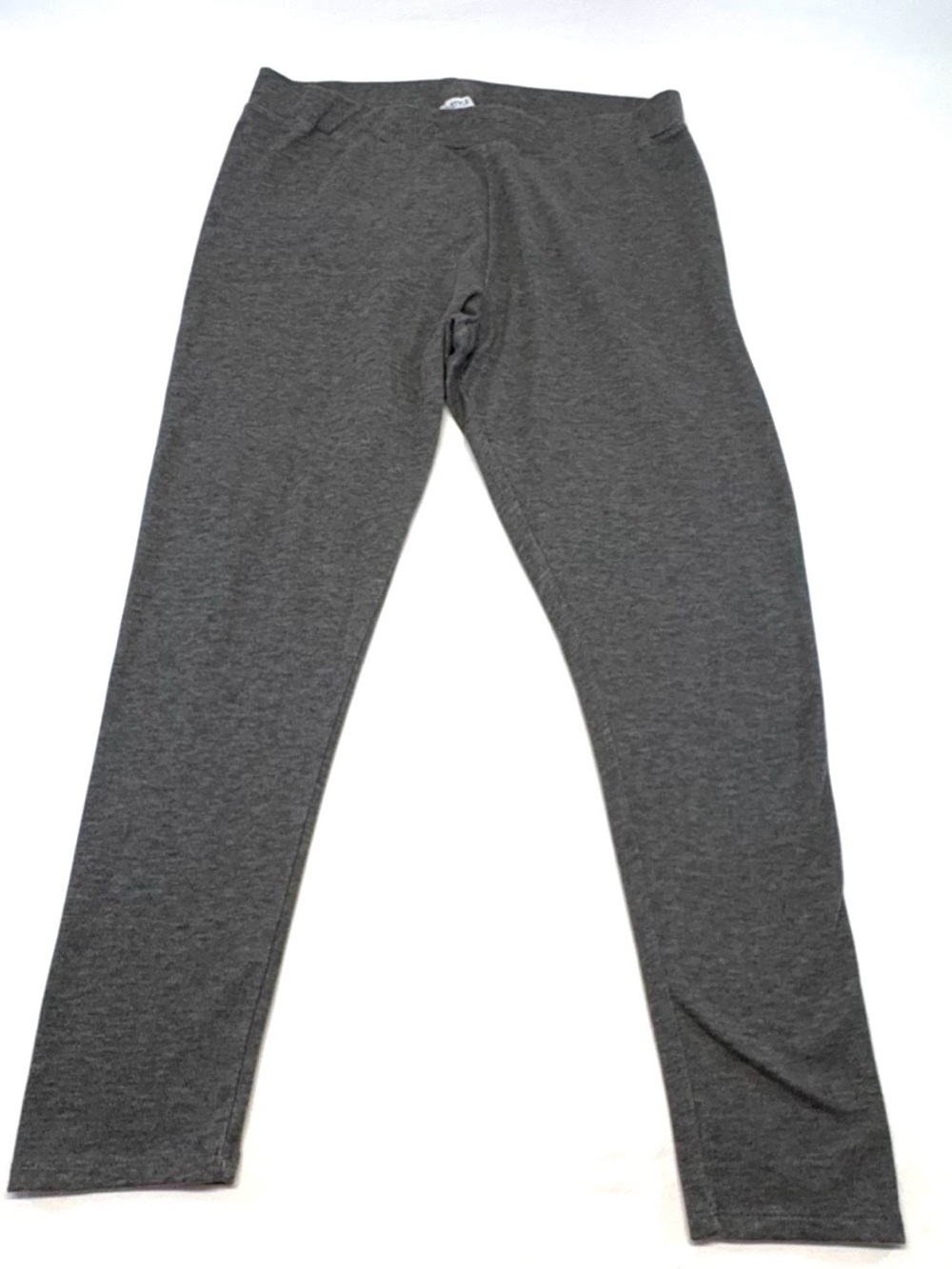 mySTYLE Heather Grey Cotton Leggings Size 1X EUC